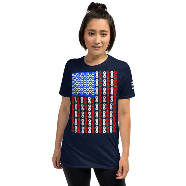 The "Sprocket spangled banner" Unisex T-Shirt