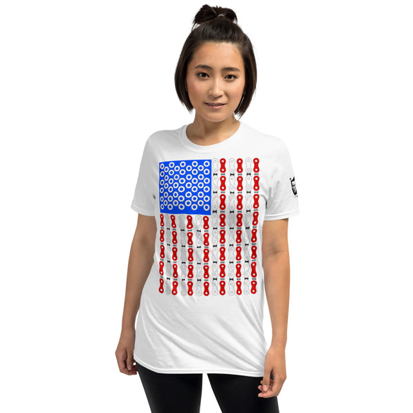 The "Sprocket spangled banner" Unisex T-Shirt