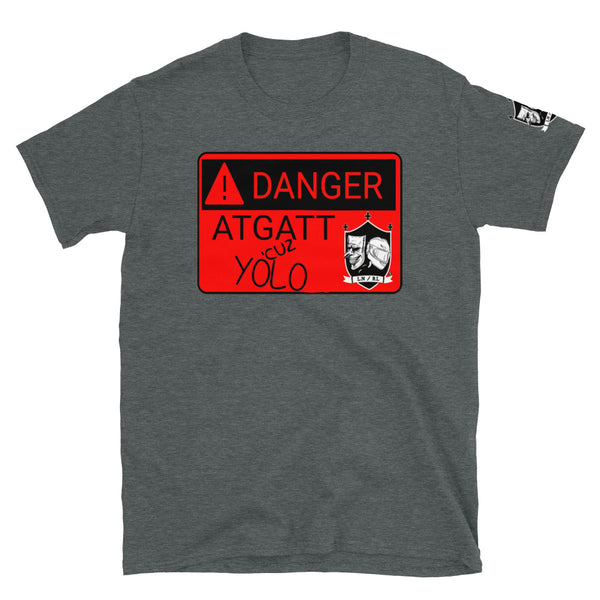 "ATGATT cuz YOLO" Unisex T-Shirt