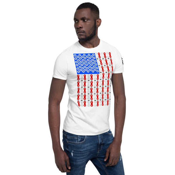 The "Sprocket spangled banner" Unisex T-Shirt