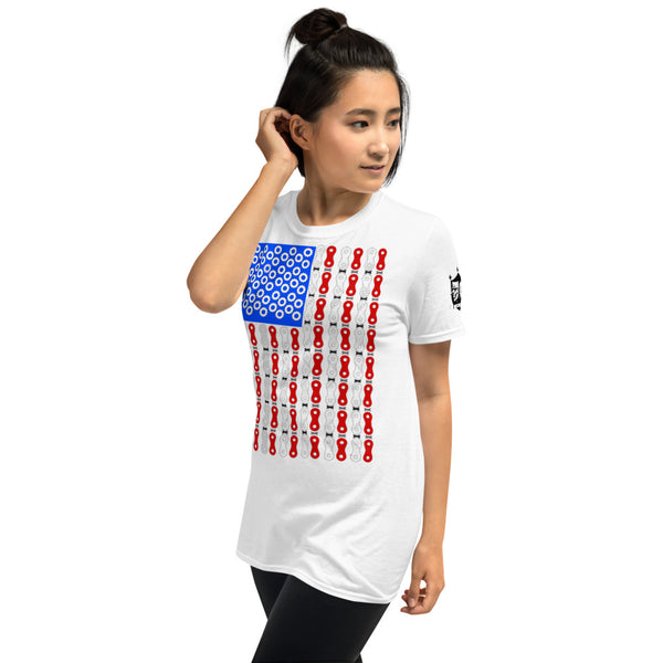 The "Sprocket spangled banner" Unisex T-Shirt