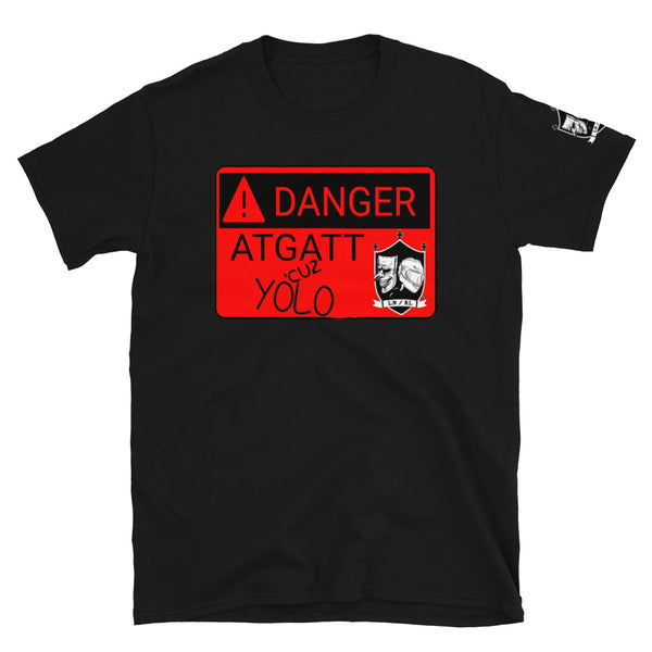 "ATGATT cuz YOLO" Unisex T-Shirt