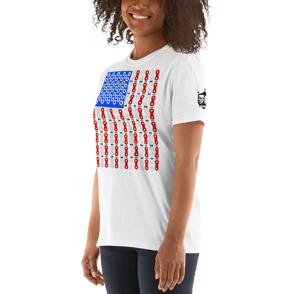 The "Sprocket spangled banner" Unisex T-Shirt