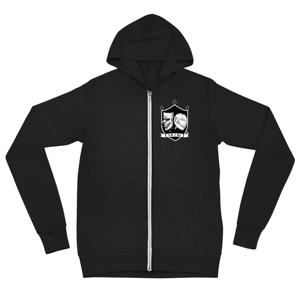 "Over the heart" zip hoodie