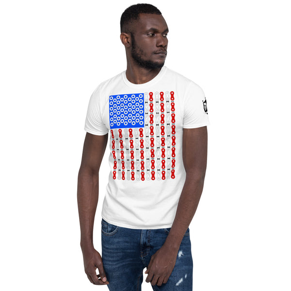 The "Sprocket spangled banner" Unisex T-Shirt